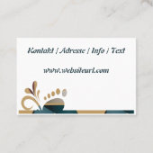 Fusspflege Podologe Visitenkarte (Rückseite)