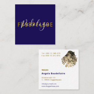 Fußpflege Podologie Visitenkarten Quadratische Visitenkarte