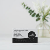 Fußpflege und Knöchelarzt Visitenkarte (Stehend Vorderseite)