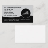 Fußpflege und Knöchelarzt Visitenkarte (Vorne/Hinten)