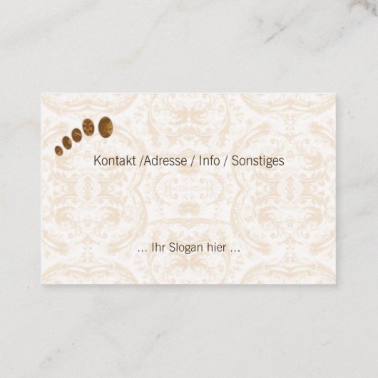 fusspflege visitenkarte (Rückseite)