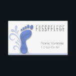 fusspflege visitenkarte<br><div class="desc">für Fusspflege,  Kosmetik,  Pediküre</div>