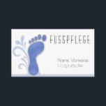 fusspflege visitenkarte<br><div class="desc">für Fusspflege,  Kosmetik,  Pediküre</div>
