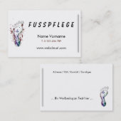 fusspflege visitenkarte (Vorne/Hinten)