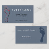 fusspflege visitenkarte (Vorne/Hinten)
