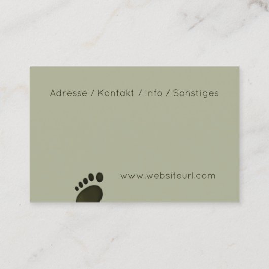 fusspflege visitenkarte (Rückseite)