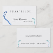 fußpflege visitenkarte (Vorne/Hinten)