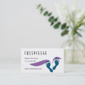 fusspflege visitenkarte (Stehend Vorderseite)