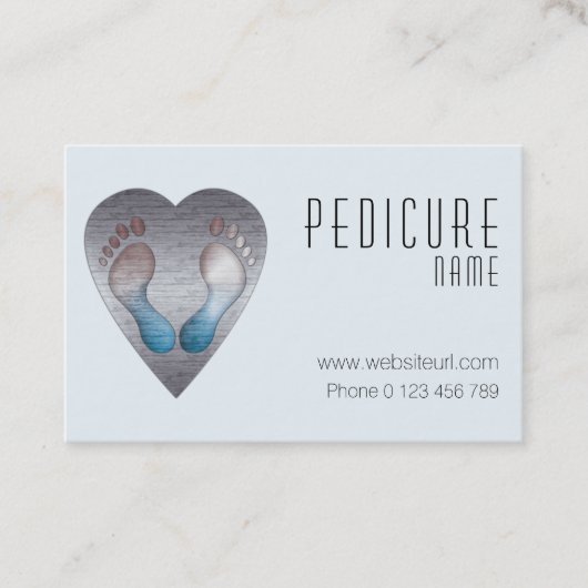 fusspflege visitenkarte (Vorderseite)