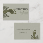 Fusspflege Visitenkarte (Vorne/Hinten)