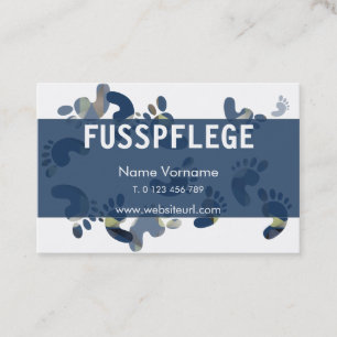 fusspflege visitenkarte