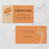 fusspflege visitenkarte (Vorne/Hinten)