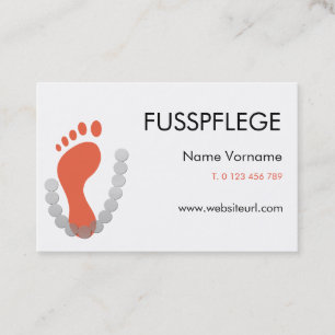 fusspflege visitenkarte