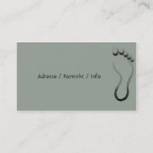 fusspflege visitenkarte (Rückseite)