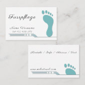 Fusspflege Visitenkarte (Vorne/Hinten)