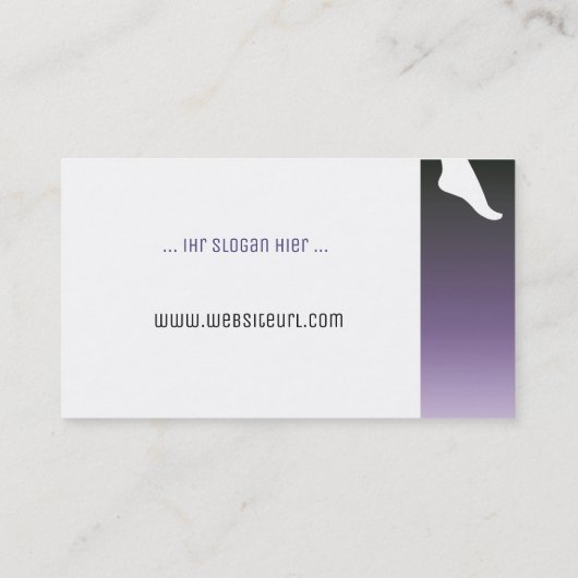 fusspflege visitenkarte (Rückseite)