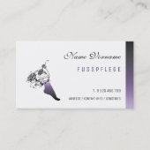 fusspflege visitenkarte (Vorderseite)