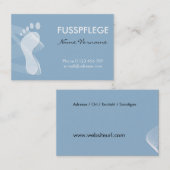 fusspflege visitenkarte (Vorne/Hinten)