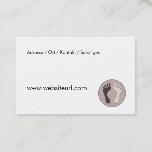 fusspflege visitenkarte (Rückseite)