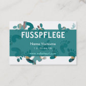 fusspflege visitenkarte (Vorderseite)
