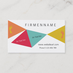 Fusspflege Visitenkarte