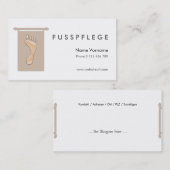 fusspflege visitenkarte (Vorne/Hinten)