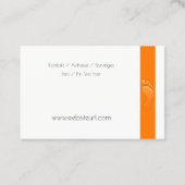 fusspflege visitenkarte (Rückseite)