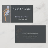 fußpflege visitenkarte (Vorne/Hinten)