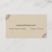 fusspflege visitenkarte (Rückseite)