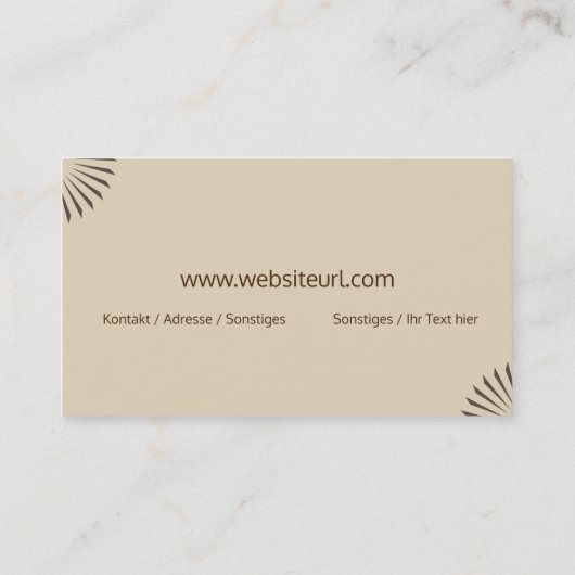 fusspflege visitenkarte (Rückseite)