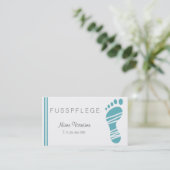 fußpflege visitenkarte (Stehend Vorderseite)