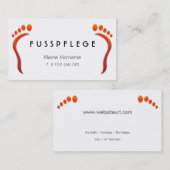 fußpflege visitenkarte (Vorne/Hinten)