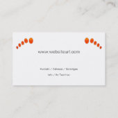 fußpflege visitenkarte (Rückseite)