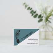 fusspflege visitenkarte (Stehend Vorderseite)