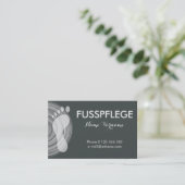 fusspflege visitenkarte (Stehend Vorderseite)