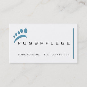fusspflege visitenkarte