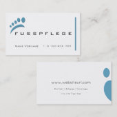 fusspflege visitenkarte (Vorne/Hinten)