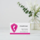 fusspflege visitenkarte (Stehend Vorderseite)