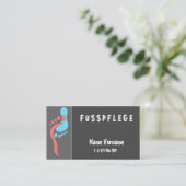 fußpflege visitenkarte (Stehend Vorderseite)