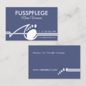 fusspflege visitenkarte (Vorne/Hinten)