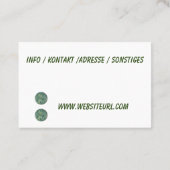 Fußpflege Visitenkarte (Rückseite)