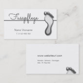 fußpflege visitenkarte (Vorne/Hinten)