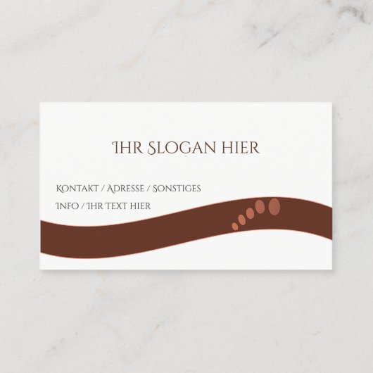 fußpflege visitenkarte (Rückseite)