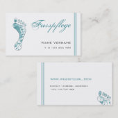 fußpflege visitenkarte (Vorne/Hinten)