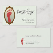 fußpflege visitenkarte (Vorne/Hinten)