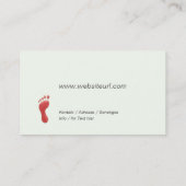 fußpflege visitenkarte (Rückseite)