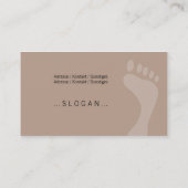 fusspflege visitenkarte (Rückseite)