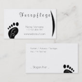 fusspflege visitenkarte (Vorne/Hinten)