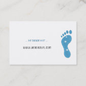 fusspflege visitenkarte (Rückseite)