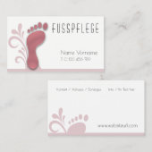 fusspflege visitenkarte (Vorne/Hinten)